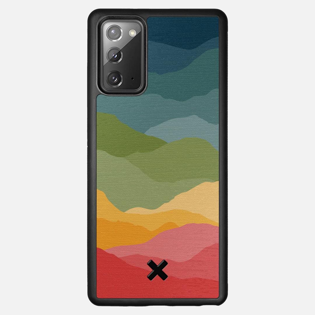 Gamut Case for the Samsung Galaxy Note 20 featuring a UV Printed Wenge Wood backer with the Keyway X Mark#Phone Model_Galaxy Note 20