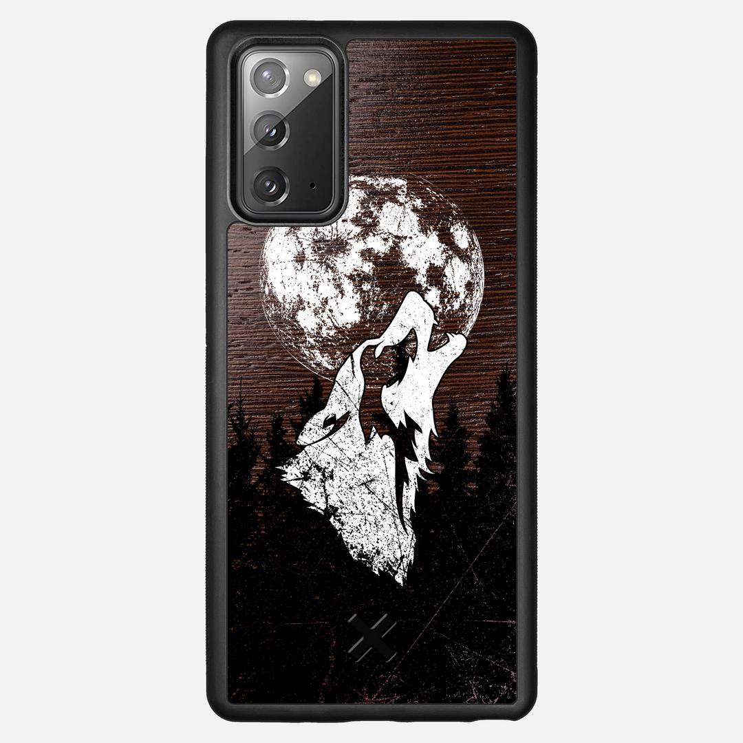 Howl Case for the Samsung Galaxy Note 20 featuring a UV Printed Wenge Wood backer with the Keyway X Mark#Phone Model_Galaxy Note 20