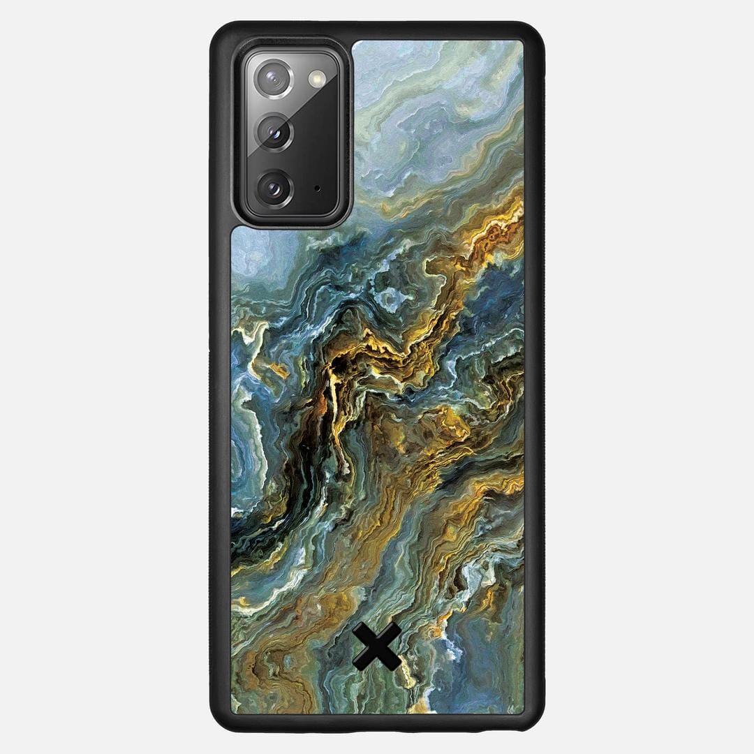 Indigo Case for the Samsung Galaxy Note 20 featuring a UV Printed Wenge Wood backer with the Keyway X Mark#Phone Model_Galaxy Note 20