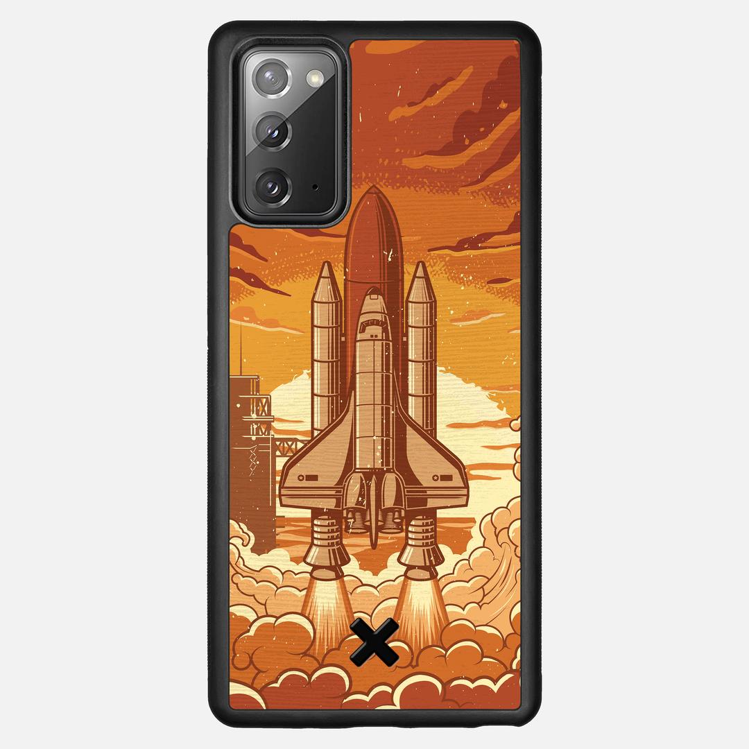 Launch Case for the Samsung Galaxy Note 20 featuring a UV Printed Wenge Wood backer with the Keyway X Mark#Phone Model_Galaxy Note 20