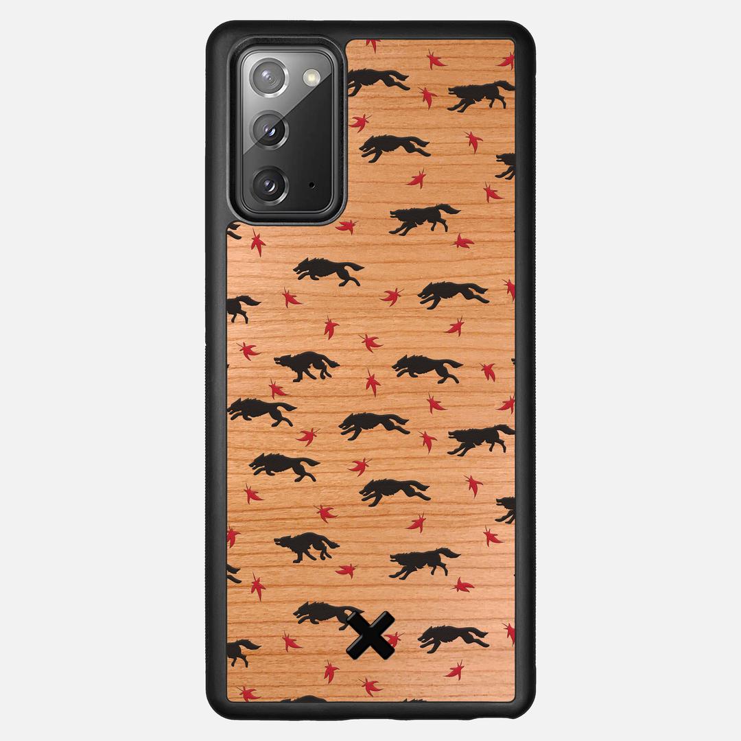 Lupine Case for the Samsung Galaxy Note 20 featuring a UV Printed Cherry Wood backer with the Keyway X Mark#Phone Model_Galaxy Note 20