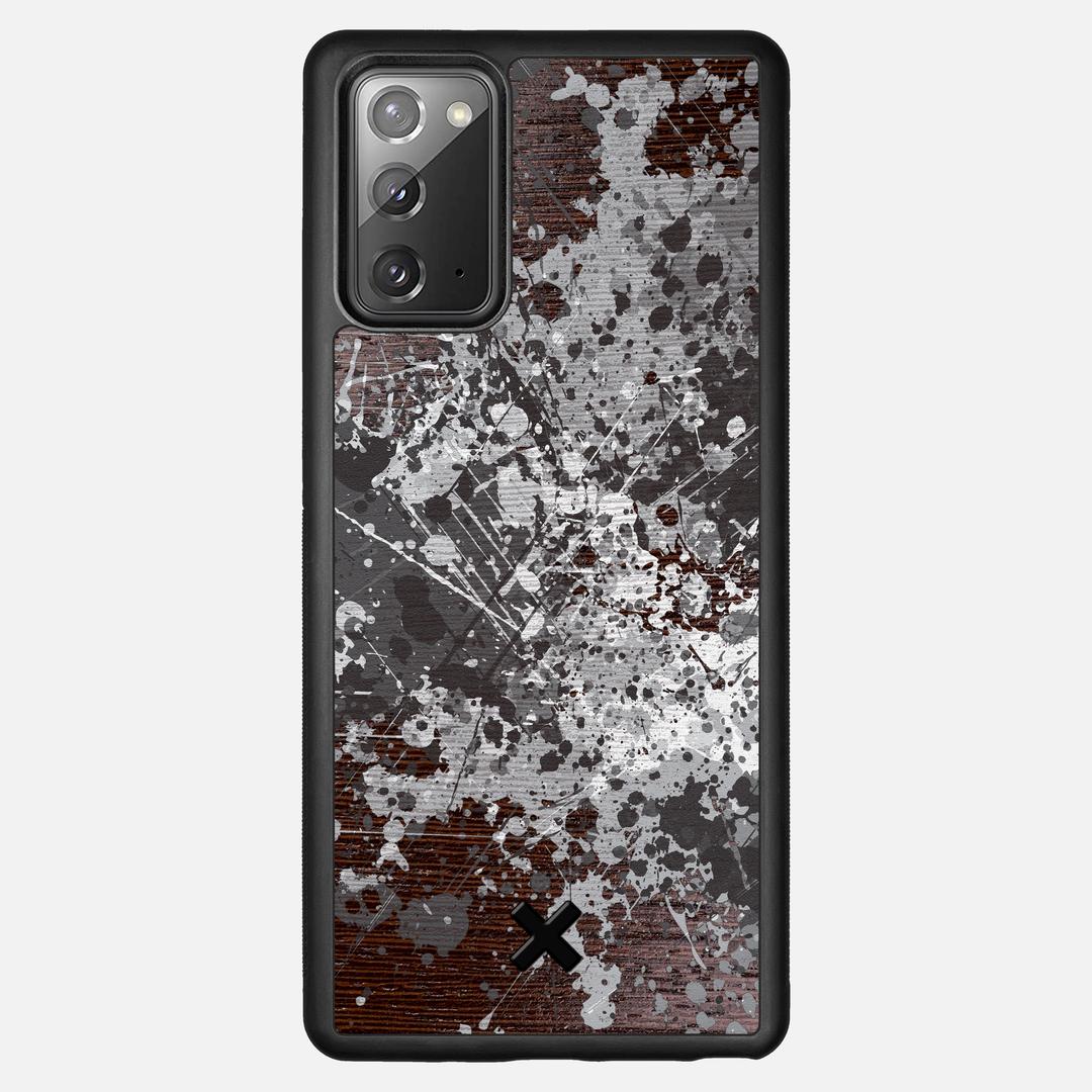 Mono Case for the Samsung Galaxy Note 20 featuring a UV Printed Wenge Wood backer with the Keyway X Mark#Phone Model_Galaxy Note 20