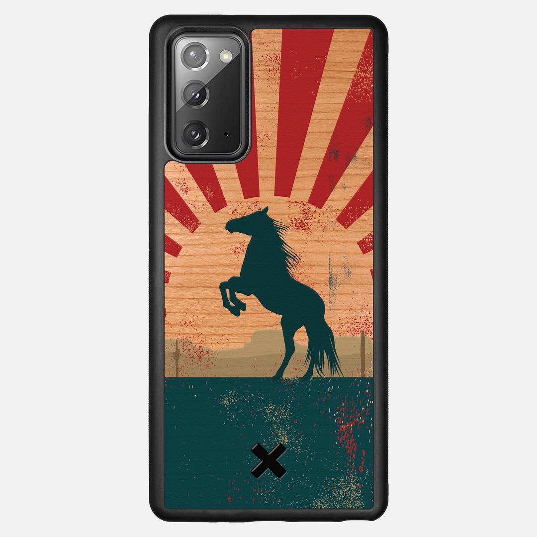 Mustang Case for the Samsung Galaxy Note 20 featuring a UV Printed Cherry Wood backer with the Keyway X Mark#Phone Model_Galaxy Note 20