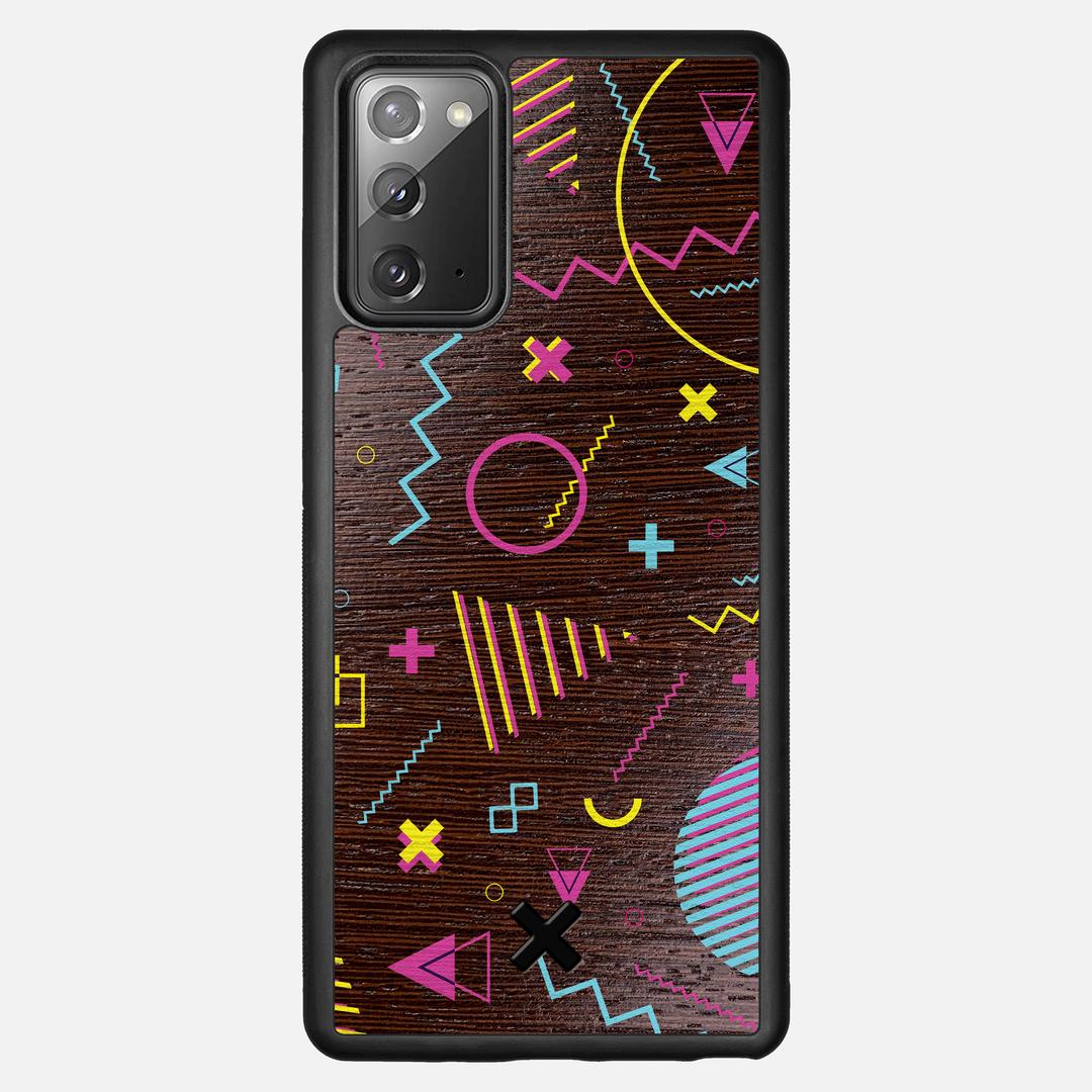 Neon Case for the Samsung Galaxy Note 20 featuring a UV Printed Wenge Wood backer with the Keyway X Mark#Phone Model_Galaxy Note 20