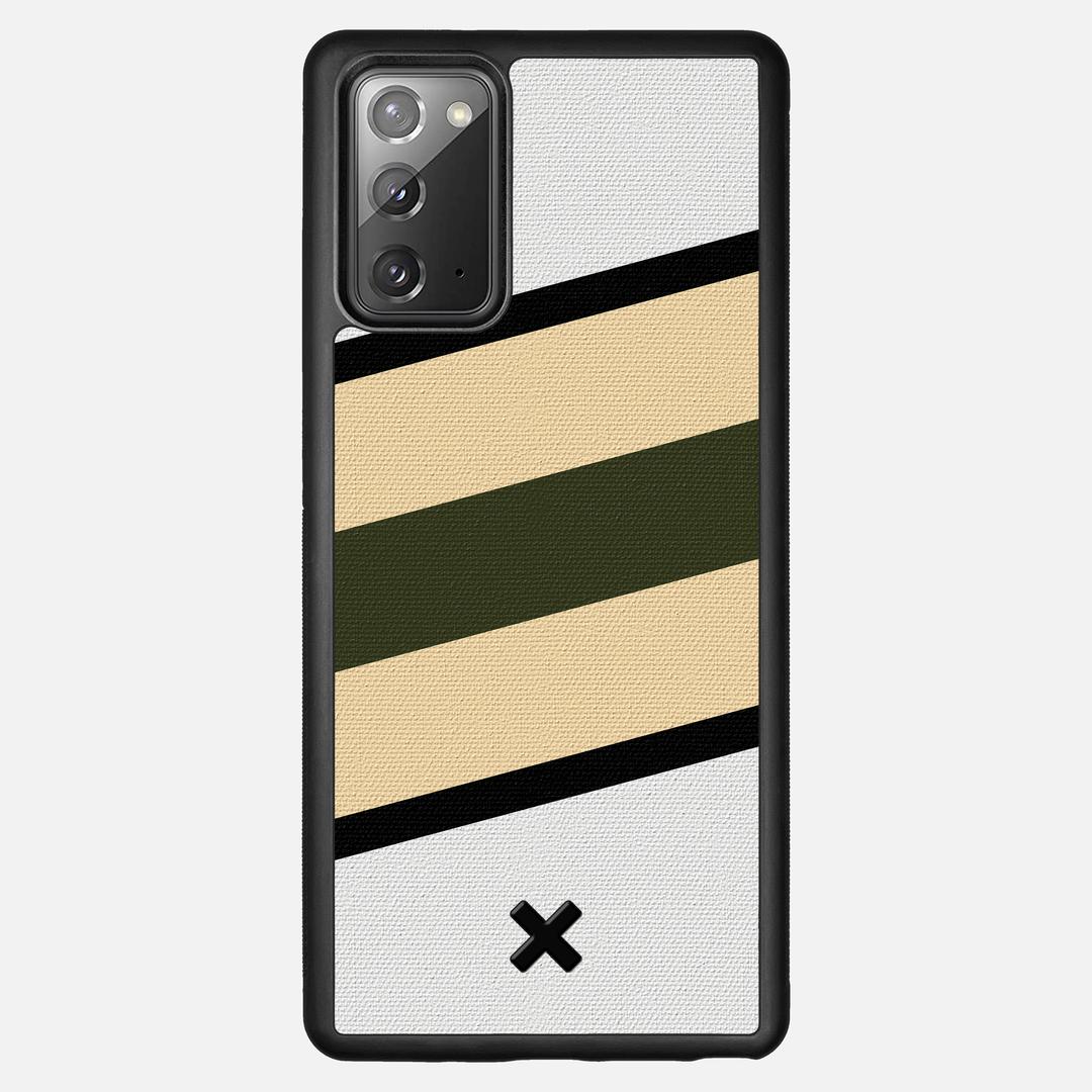 Ridge Case for the Samsung Galaxy Note 20 featuring a UV Printed Cotton Canvas backer with the Keyway X Mark#Phone Model_Galaxy Note 20