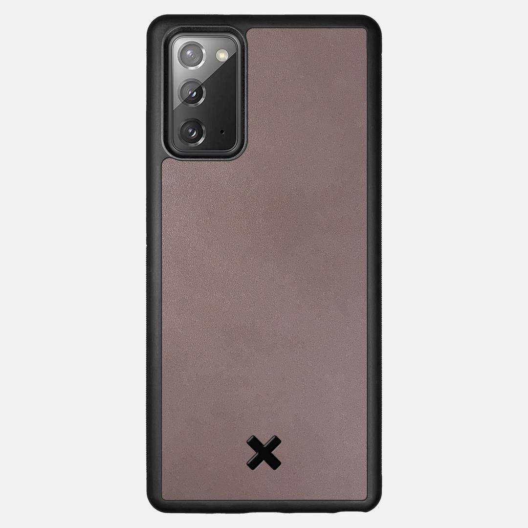 Slate Leather Case for the Samsung Galaxy Note 20 featuring a Genuine Leather backer with the Keyway X Mark#Phone Model_Galaxy Note 20