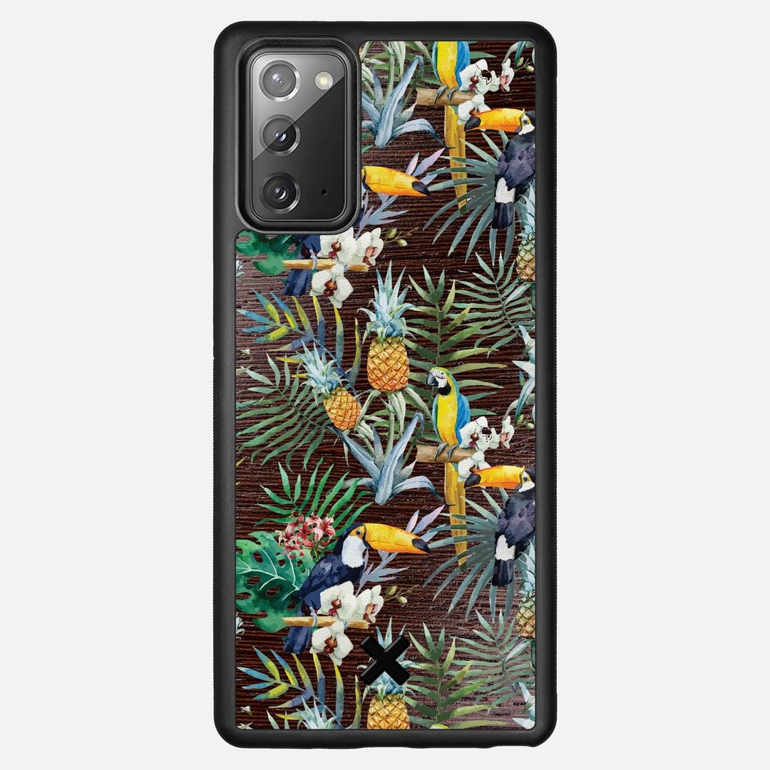Tropic Case for the Samsung Galaxy Note 20 featuring a UV Printed and Wenge Wood backer with the Keyway X Mark#Phone Model_Galaxy Note 20
