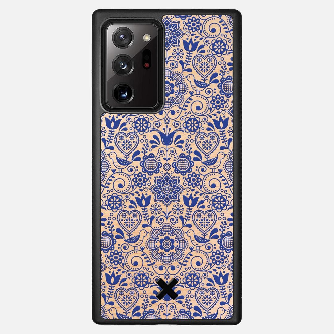 Bloom Case for the Samsung Galaxy Note 20 Ultra featuring a UV Printed Maple Wood backer with the Keyway X Mark#Phone Model_Galaxy Note 20 Ultra