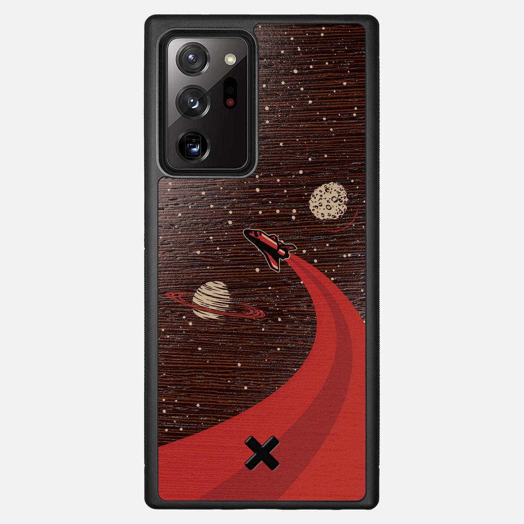 Booster Case for the Samsung Galaxy Note 20 Ultra featuring a UV Printed Wenge Wood backer with the Keyway X Mark#Phone Model_Galaxy Note 20 Ultra