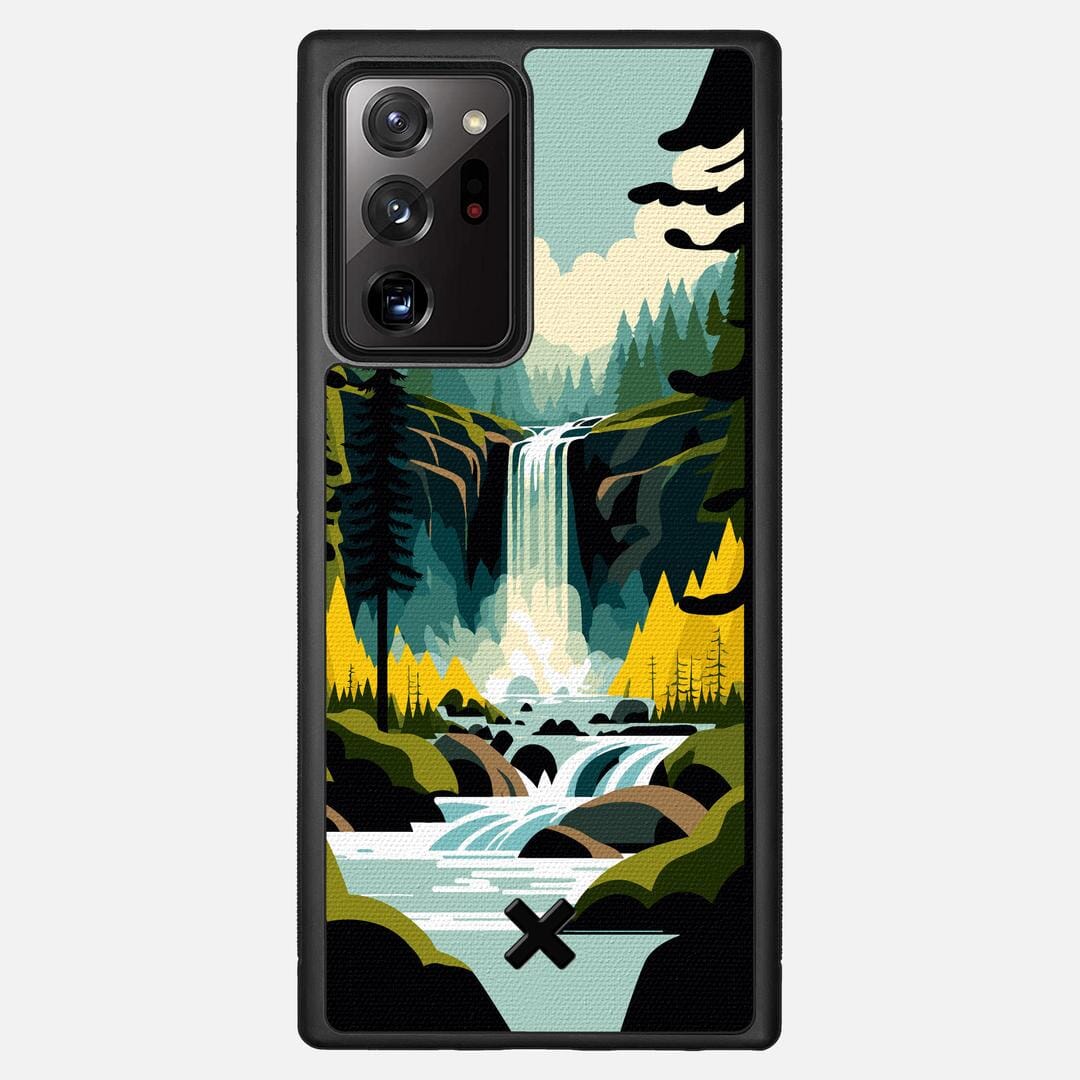 Cascade Case for the Samsung Galaxy Note 20 Ultra featuring a UV Printed Cotton Canvas backer with the Keyway X Mark#Phone Model_Galaxy Note 20 Ultra