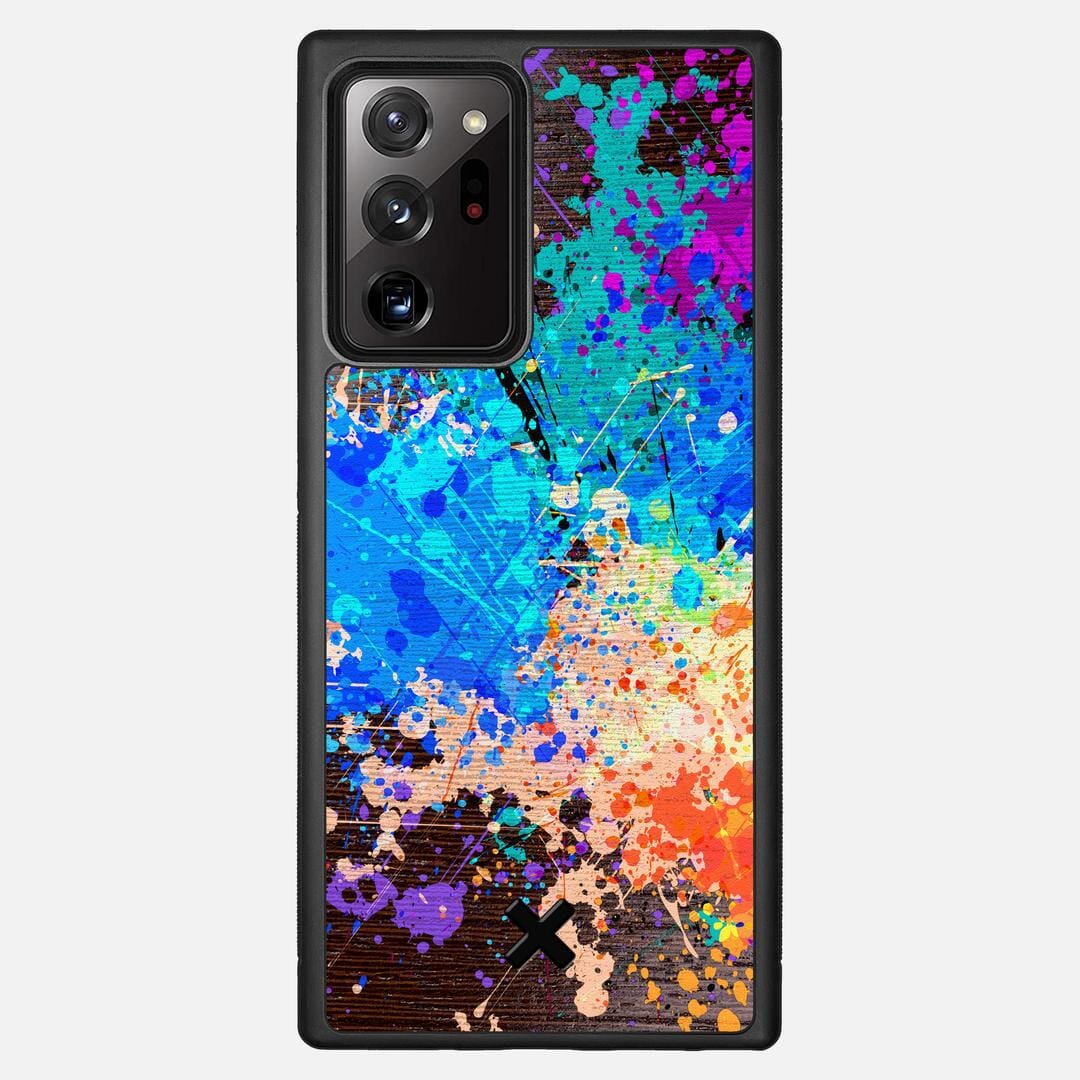 Chroma Case for the Samsung Galaxy Note 20 Ultra featuring a UV Printed Wenge Wood backer with the Keyway X Mark#Phone Model_Galaxy Note 20 Ultra