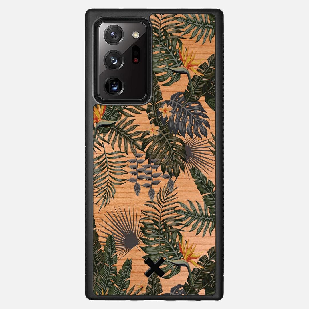 Flora Case for the Samsung Galaxy Note 20 Ultra featuring a UV Printed Cherry Wood backer with the Keyway X Mark#Phone Model_Galaxy Note 20 Ultra