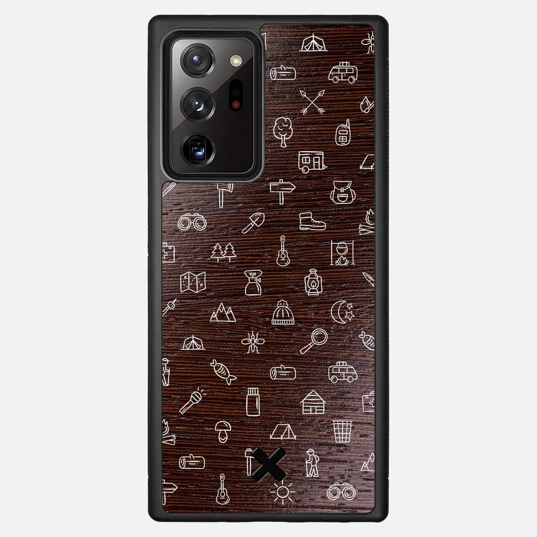 Gear Case for the Samsung Galaxy Note 20 Ultra featuring a UV Printed Wenge Wood backer with the Keyway X Mark#Phone Model_Galaxy Note 20 Ultra