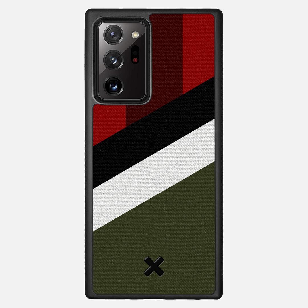 Highland Case for the Samsung Galaxy Note 20 Ultra featuring a UV Printed Cotton Canvas backer with the Keyway X Mark#Phone Model_Galaxy Note 20 Ultra