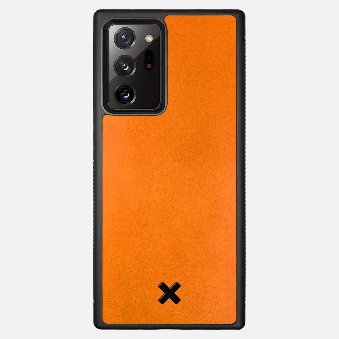 Honey Leather Case for the Samsung Galaxy Note 20 Ultra featuring a Genuine Leather backer with the Keyway X Mark#Phone Model_Galaxy Note 20 Ultra