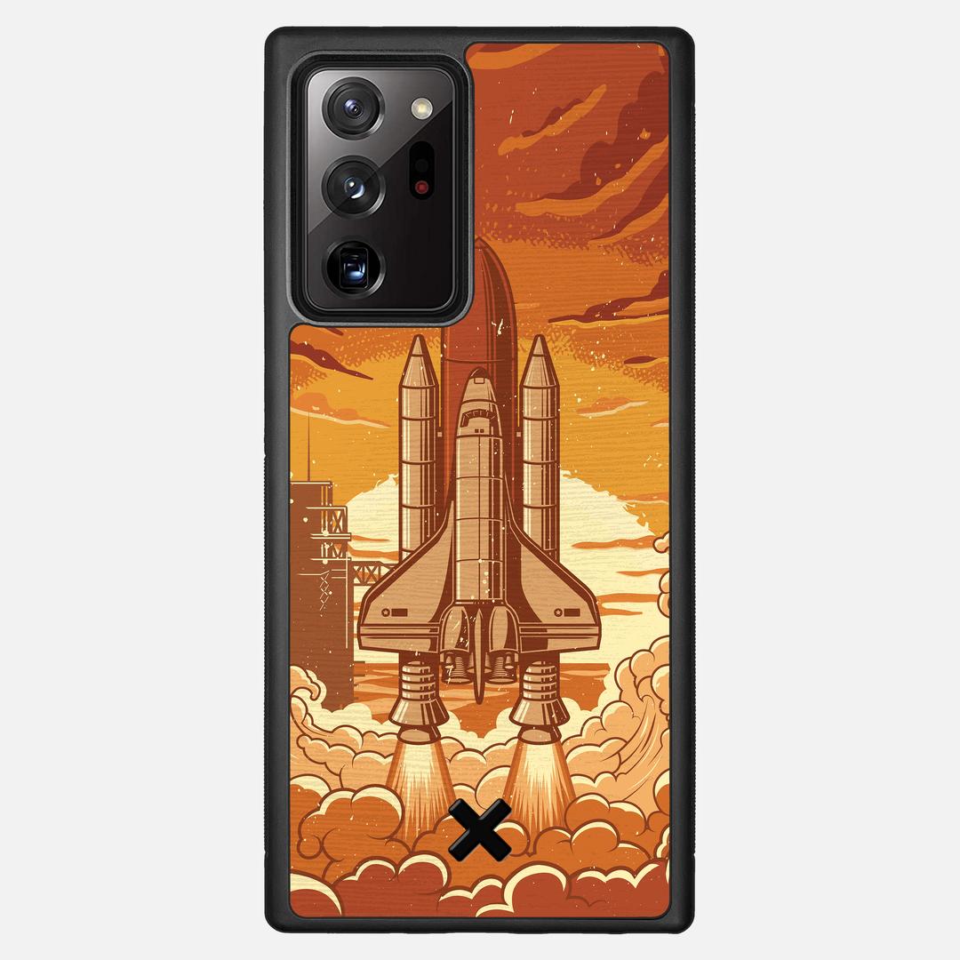 Launch Case for the Samsung Galaxy Note 20 Ultra featuring a UV Printed Wenge Wood backer with the Keyway X Mark#Phone Model_Galaxy Note 20 Ultra