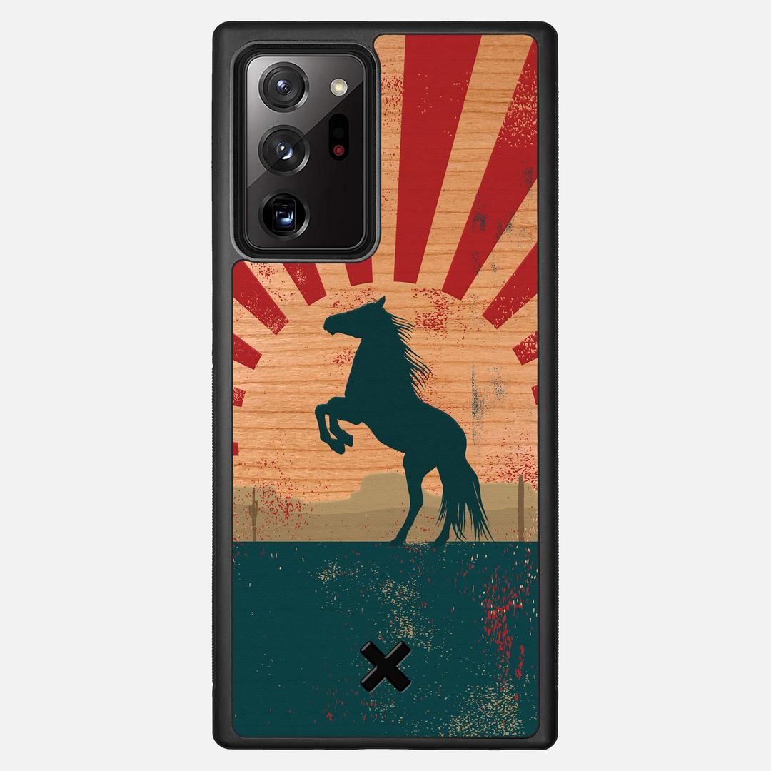 Mustang Case for the Samsung Galaxy Note 20 Ultra featuring a UV Printed Cherry Wood backer with the Keyway X Mark#Phone Model_Galaxy Note 20 Ultra