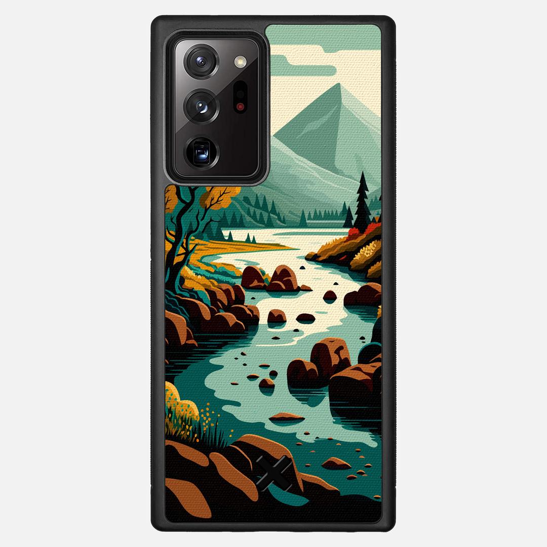 Sanctuary Case for the Samsung Galaxy Note 20 Ultra featuring a UV Printed Cotton Canvas backer with the Keyway X Mark#Phone Model_Galaxy Note 20 Ultra