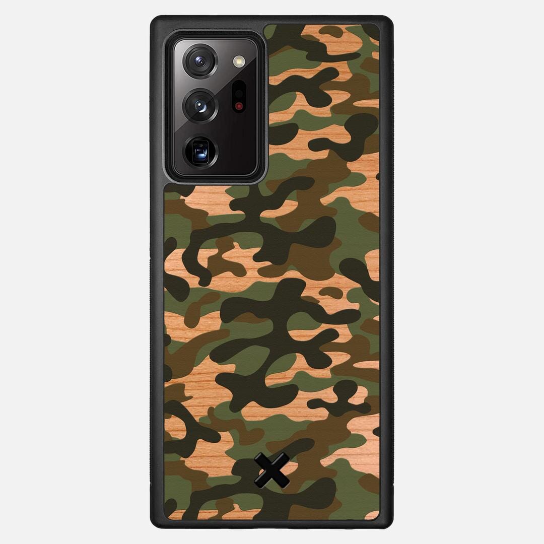 Trooper Case for the Samsung Galaxy Note 20 Ultra featuring a UV Printed and Cherry Wood backer with the Keyway X Mark#Phone Model_Galaxy Note 20 Ultra