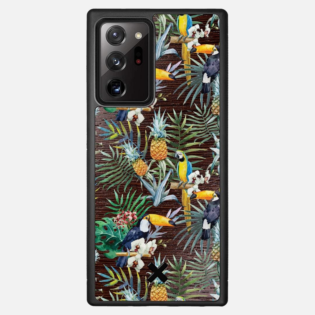 Tropic Case for the Samsung Galaxy Note 20 Ultra featuring a UV Printed and Wenge Wood backer with the Keyway X Mark#Phone Model_Galaxy Note 20 Ultra