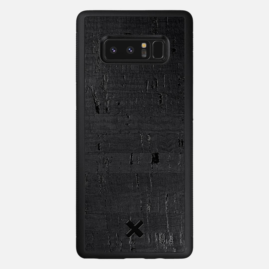 Black Cork Case for the Samsung Galaxy Note 8 featuring a Genuine Cork backer with the Keyway X Mark#Phone Model_Galaxy Note 8