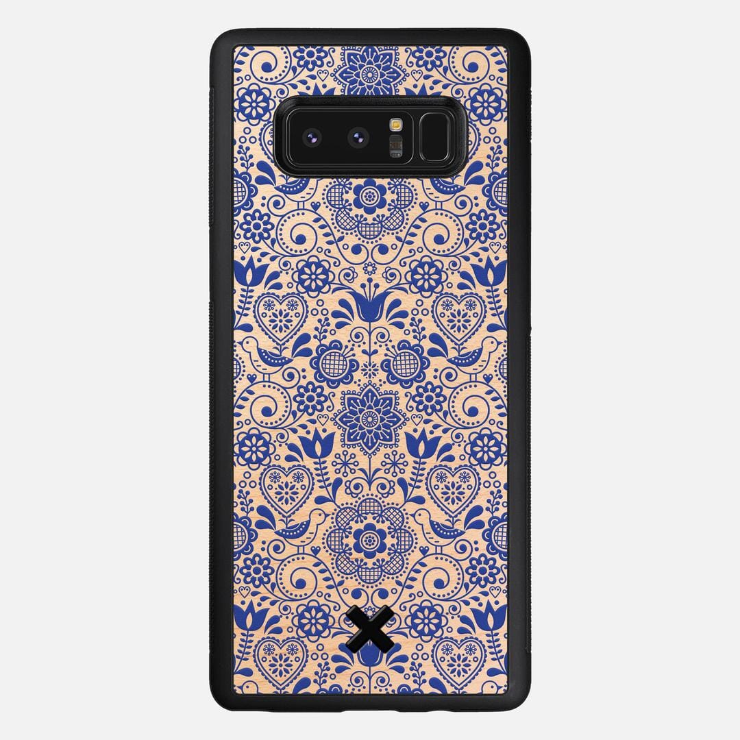 Bloom Case for the Samsung Galaxy Note 8 featuring a UV Printed Maple Wood backer with the Keyway X Mark#Phone Model_Galaxy Note 8