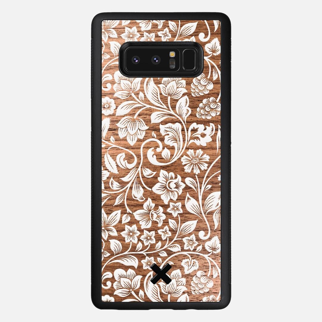 Blossom Case for the Samsung Galaxy Note 8 featuring a UV Printed Walnut Wood backer with the Keyway X Mark#Phone Model_Galaxy Note 8