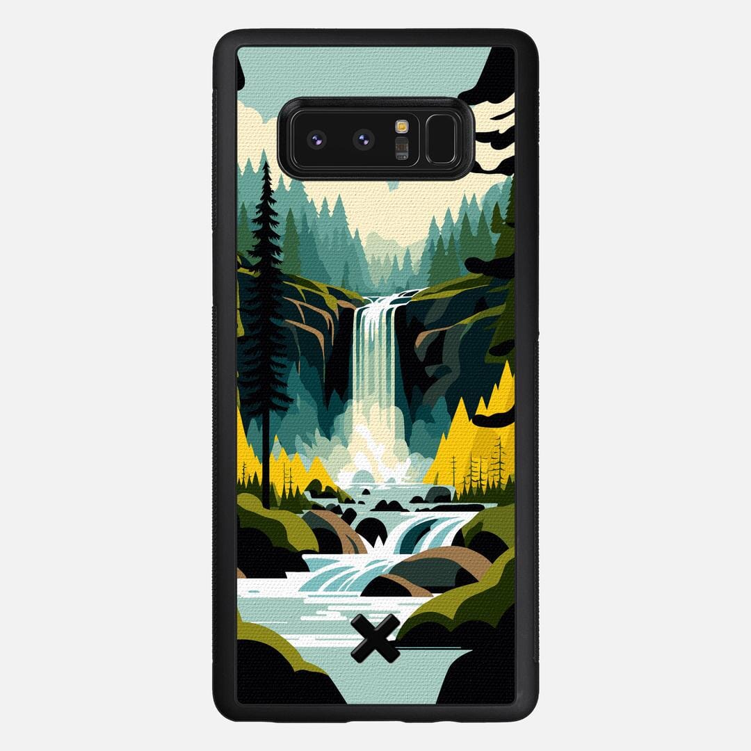 Cascade Case for the Samsung Galaxy Note 8 featuring a UV Printed Cotton Canvas backer with the Keyway X Mark#Phone Model_Galaxy Note 8