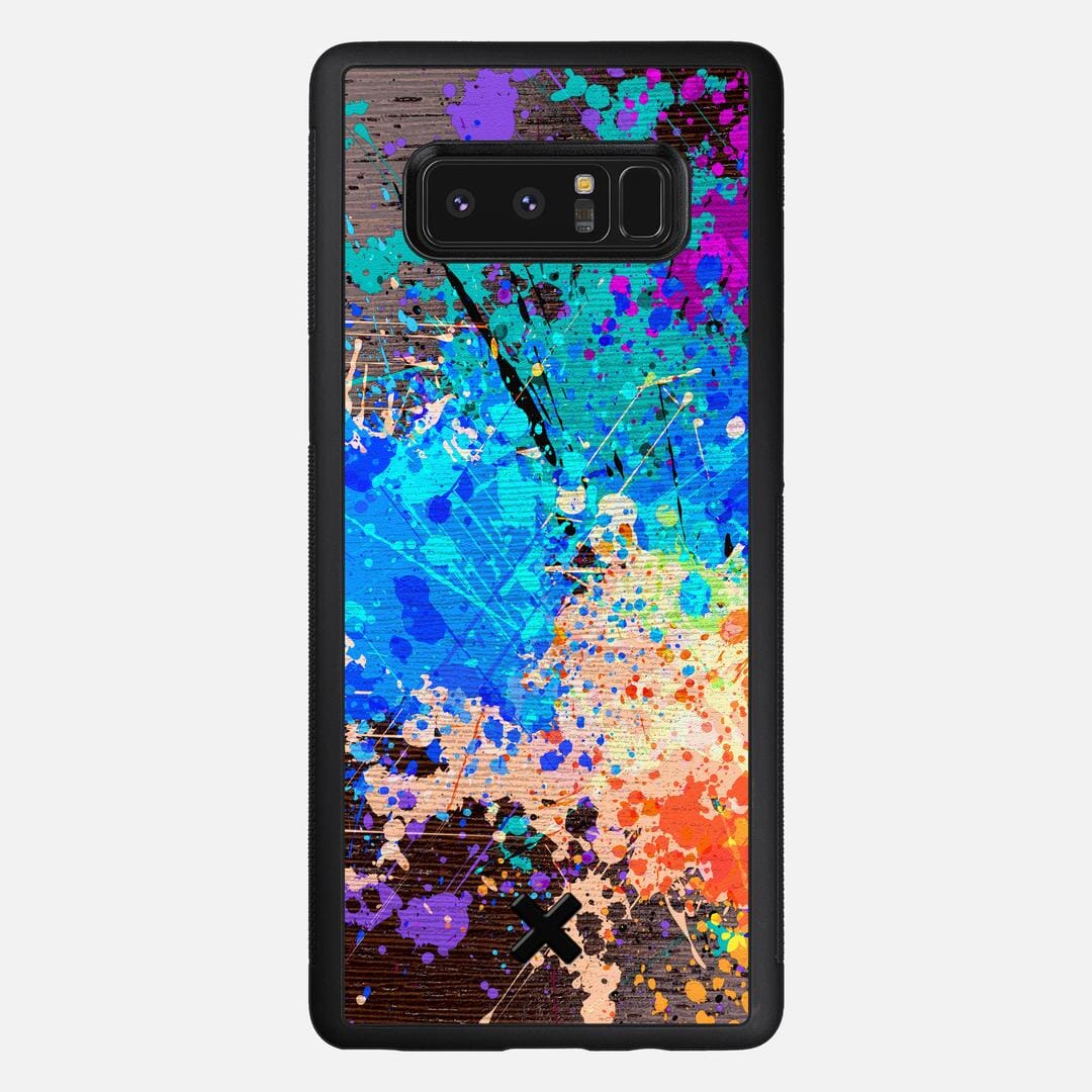 Chroma Case for the Samsung Galaxy Note 8 featuring a UV Printed Wenge Wood backer with the Keyway X Mark#Phone Model_Galaxy Note 8