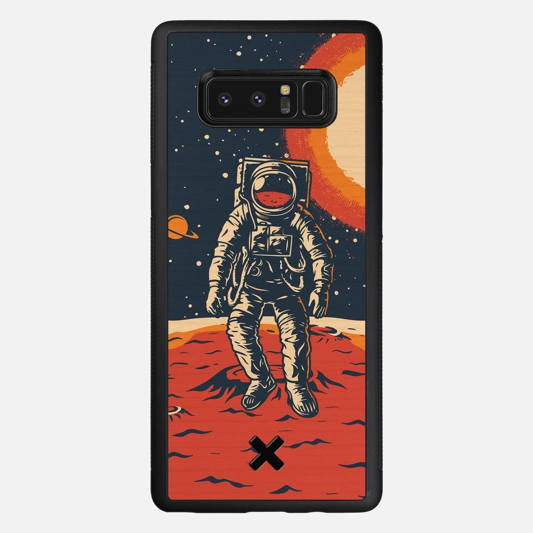 Cosmo Case for the Samsung Galaxy Note 8 featuring a UV Printed Wenge Wood backer with the Keyway X Mark#Phone Model_Galaxy Note 8