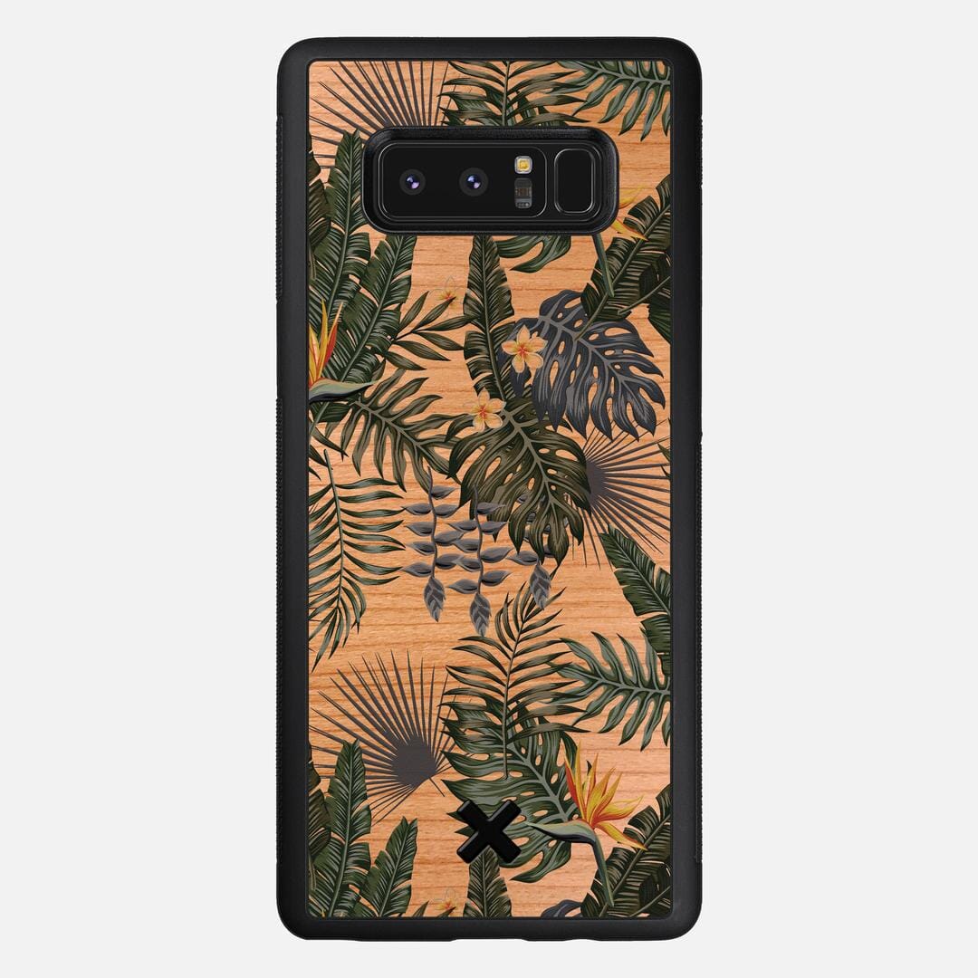 Flora Case for the Samsung Galaxy Note 8 featuring a UV Printed Cherry Wood backer with the Keyway X Mark#Phone Model_Galaxy Note 8