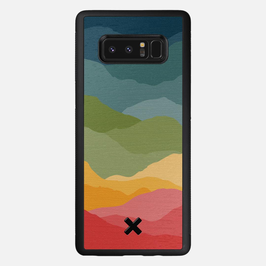 Gamut Case for the Samsung Galaxy Note 8 featuring a UV Printed Wenge Wood backer with the Keyway X Mark#Phone Model_Galaxy Note 8
