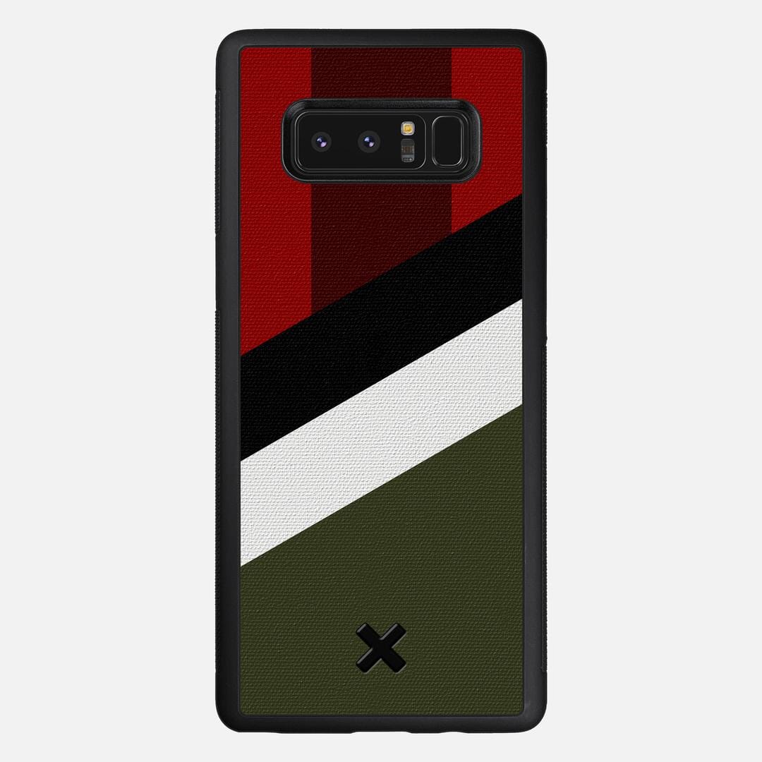 Highland Case for the Samsung Galaxy Note 8 featuring a UV Printed Cotton Canvas backer with the Keyway X Mark#Phone Model_Galaxy Note 8