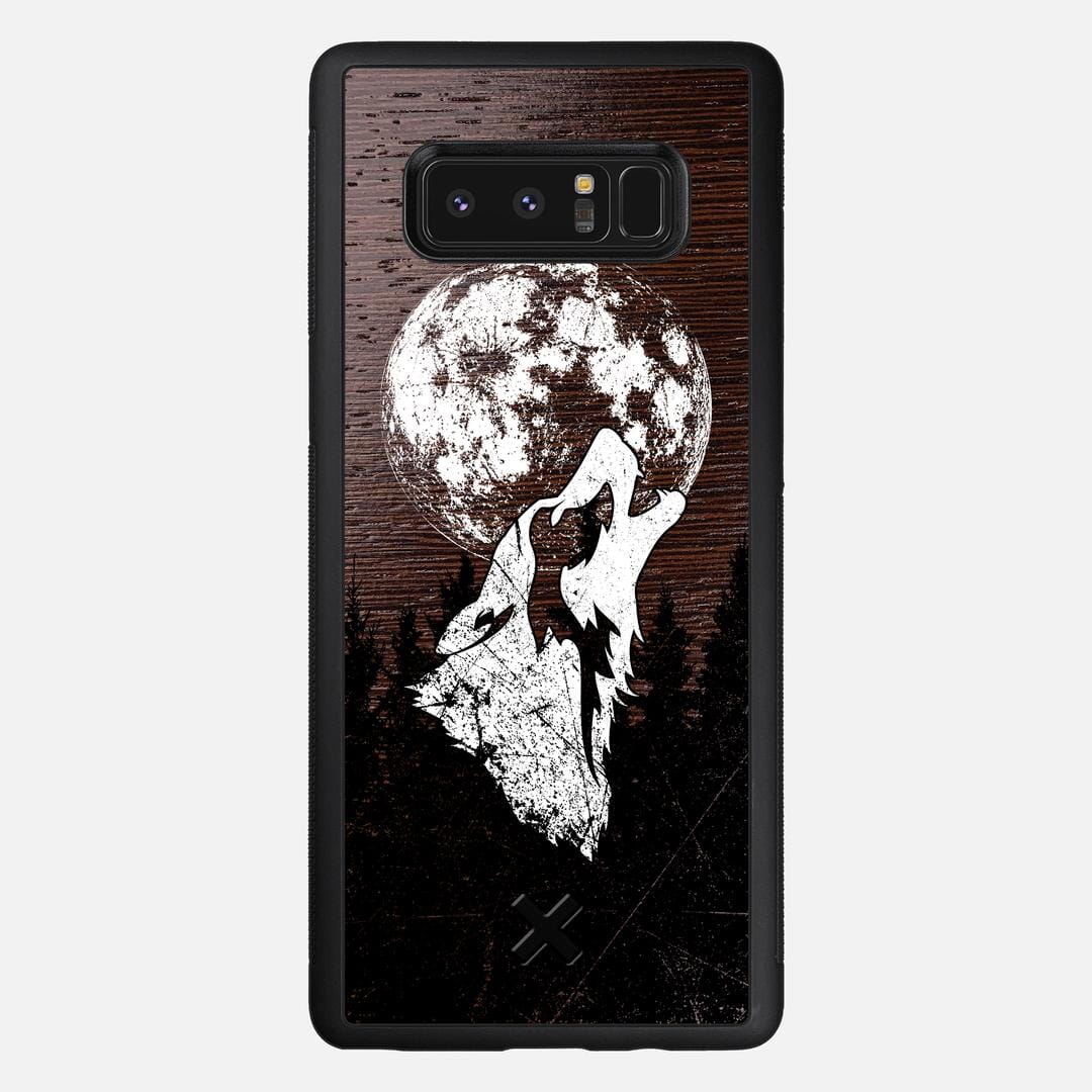 Howl Case for the Samsung Galaxy Note 8 featuring a UV Printed Wenge Wood backer with the Keyway X Mark#Phone Model_Galaxy Note 8