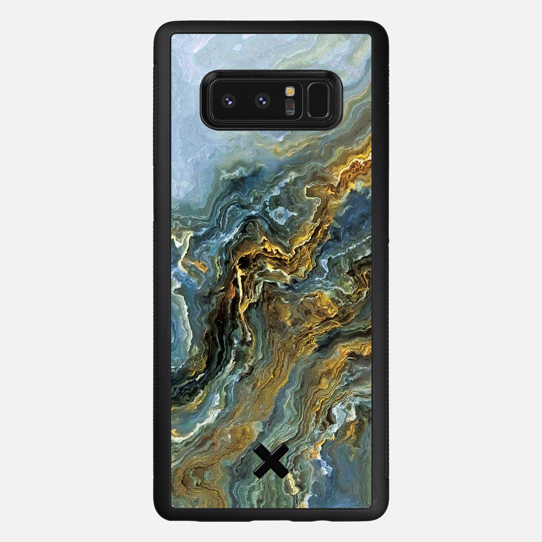 Indigo Case for the Samsung Galaxy Note 8 featuring a UV Printed Wenge Wood backer with the Keyway X Mark#Phone Model_Galaxy Note 8