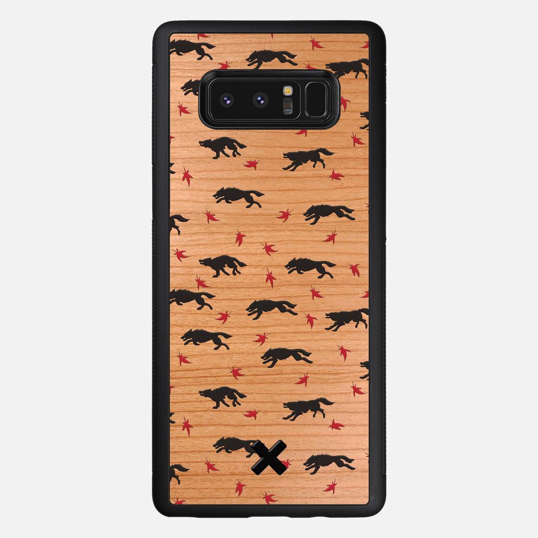 Lupine Case for the Samsung Galaxy Note 8 featuring a UV Printed Cherry Wood backer with the Keyway X Mark#Phone Model_Galaxy Note 8