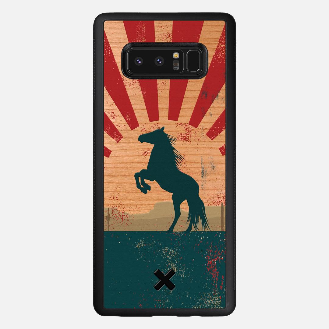 Mustang Case for the Samsung Galaxy Note 8 featuring a UV Printed Cherry Wood backer with the Keyway X Mark#Phone Model_Galaxy Note 8
