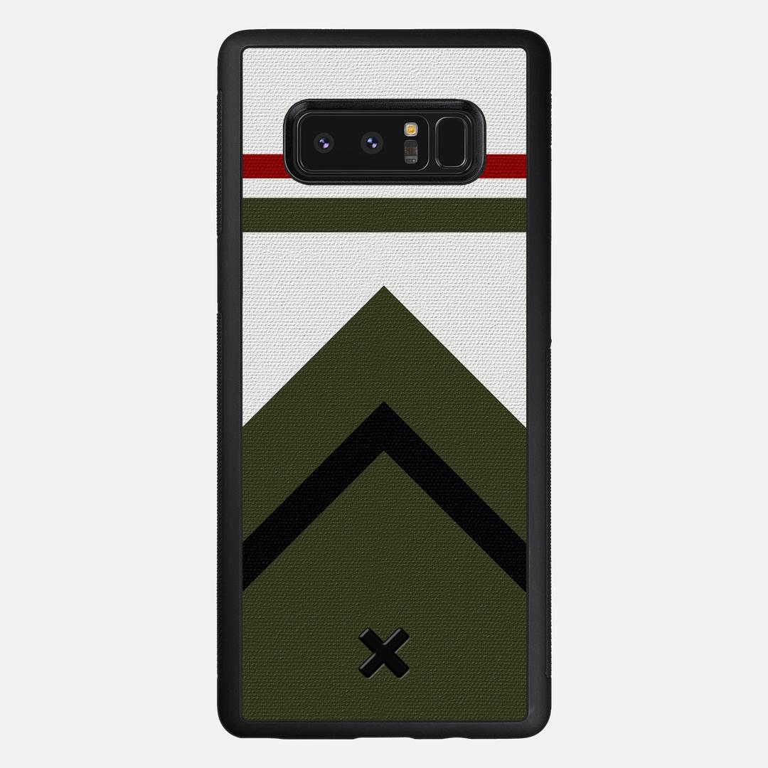 Peak Case for the Samsung Galaxy Note 8 featuring a UV Printed Cotton Canvas backer with the Keyway X Mark#Phone Model_Galaxy Note 8