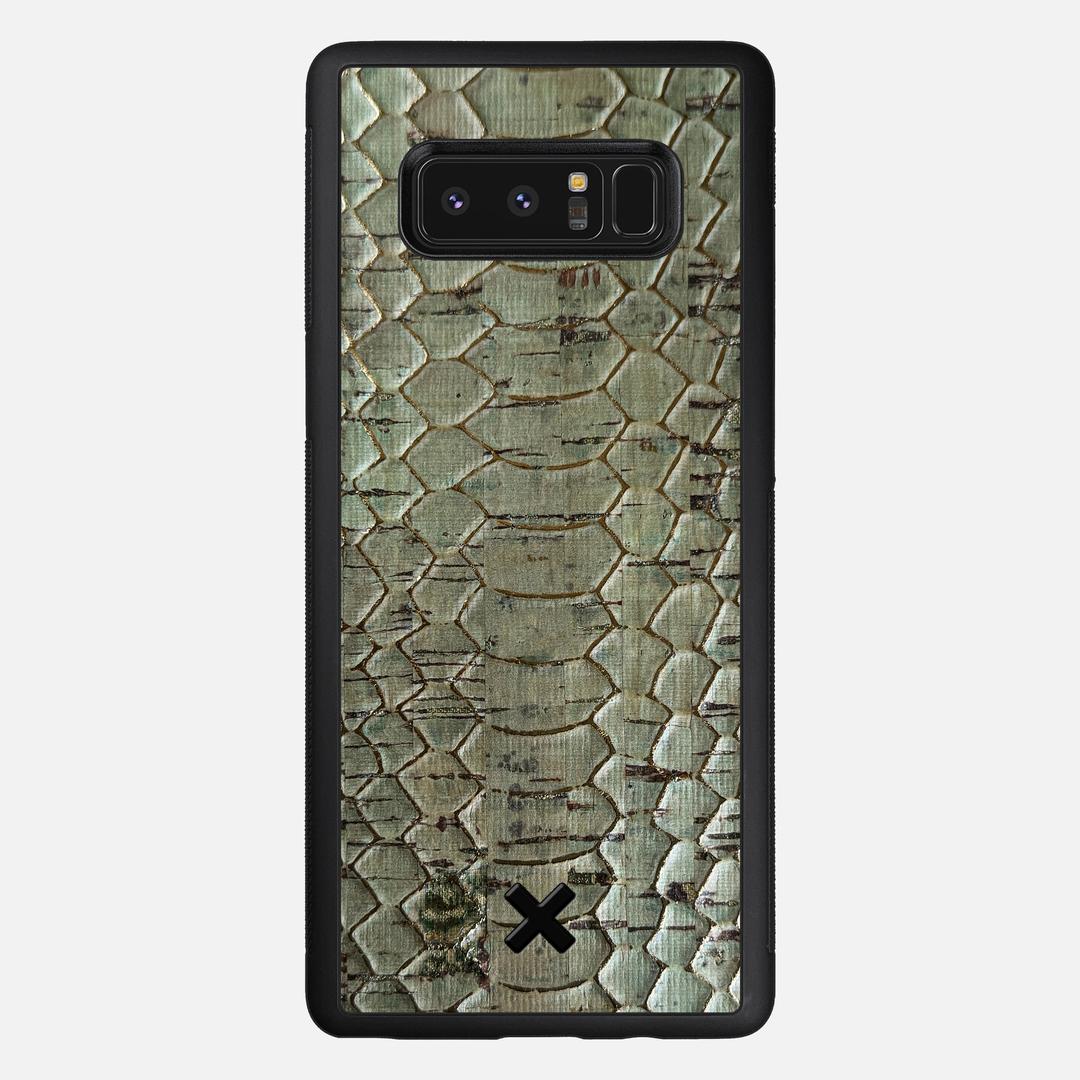 Python Cork Case for the Samsung Galaxy Note 8 featuring a Genuine Cork backer with the Keyway X Mark#Phone Model_Galaxy Note 8