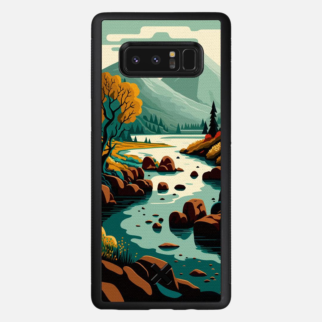 Sanctuary Case for the Samsung Galaxy Note 8 featuring a UV Printed Cotton Canvas backer with the Keyway X Mark#Phone Model_Galaxy Note 8