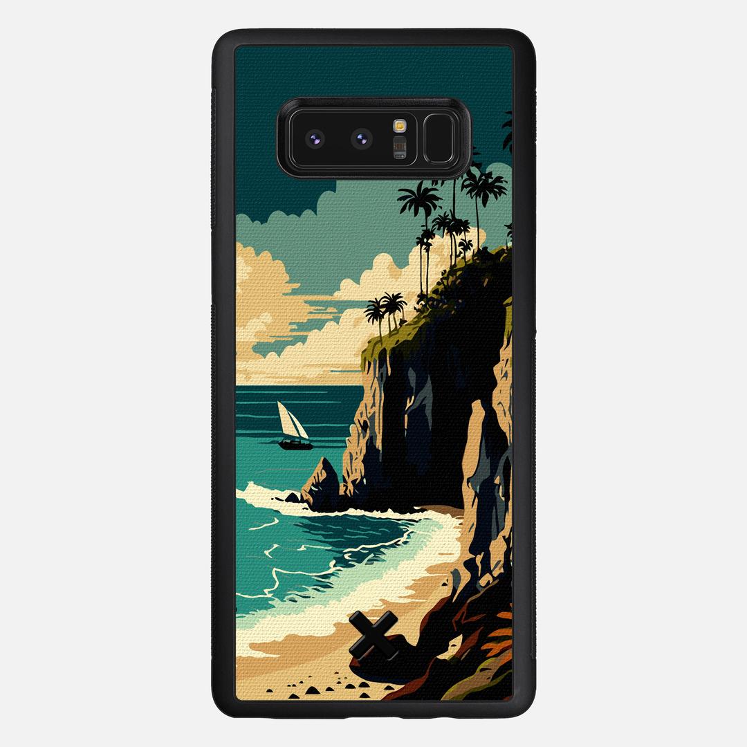 Seaside Case for the Samsung Galaxy Note 8 featuring a UV Printed Cotton Canvas backer with the Keyway X Mark#Phone Model_Galaxy Note 8