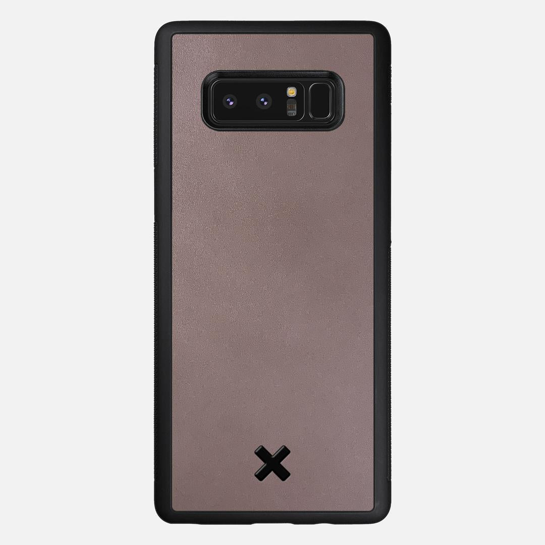 Slate Leather Case for the Samsung Galaxy Note 8 featuring a Genuine Leather backer with the Keyway X Mark#Phone Model_Galaxy Note 8