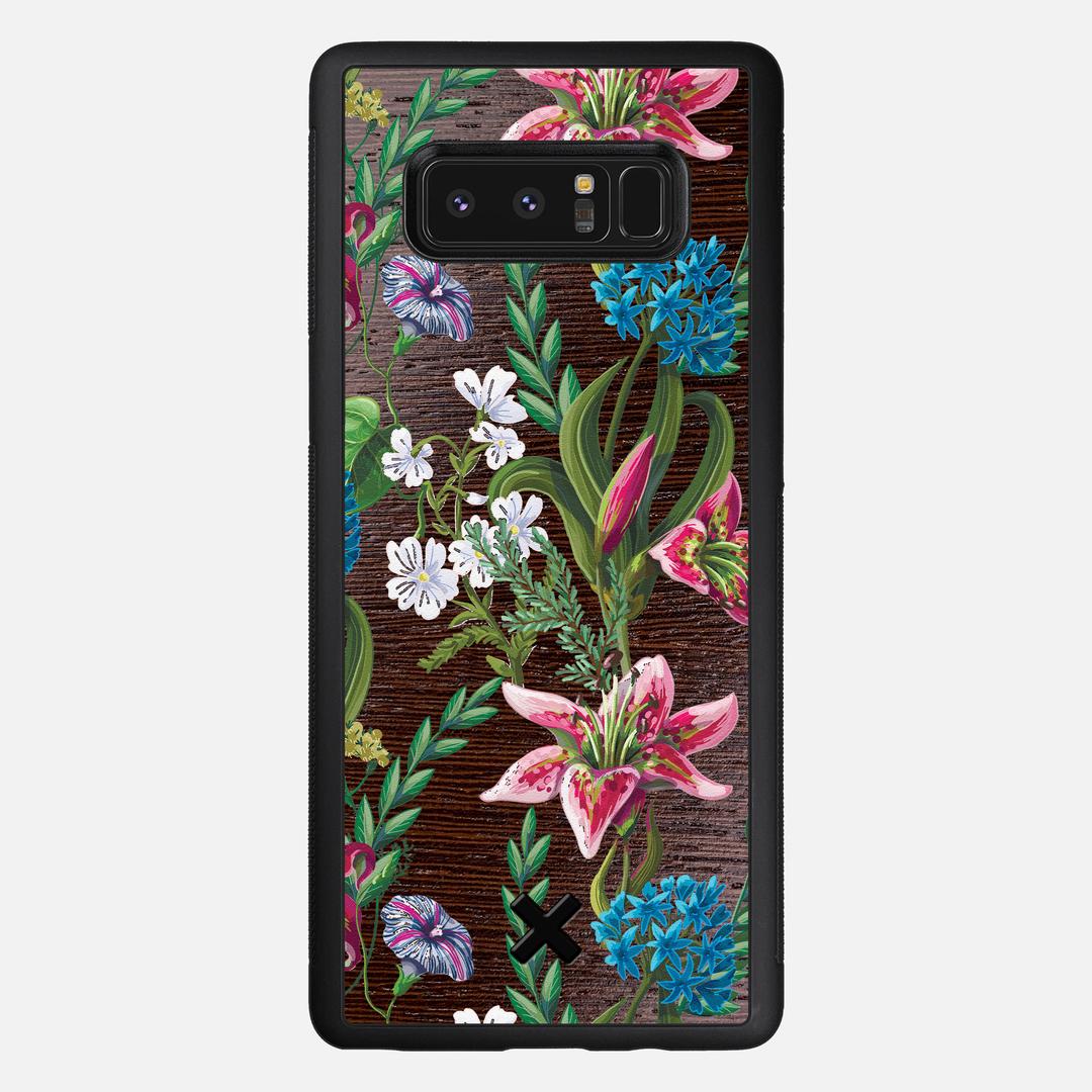 Stargazer Case for the Samsung Galaxy Note 8 featuring a UV Printed Wenge Wood backer with the Keyway X Mark#Phone Model_Galaxy Note 8