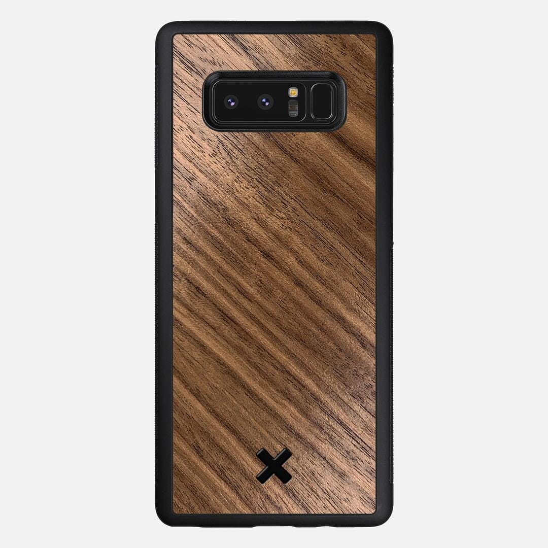 Walnut Pure Case for the Samsung Galaxy Note 8 featuring a Walnut Wood backer with the Keyway X Mark#Phone Model_Galaxy Note 8