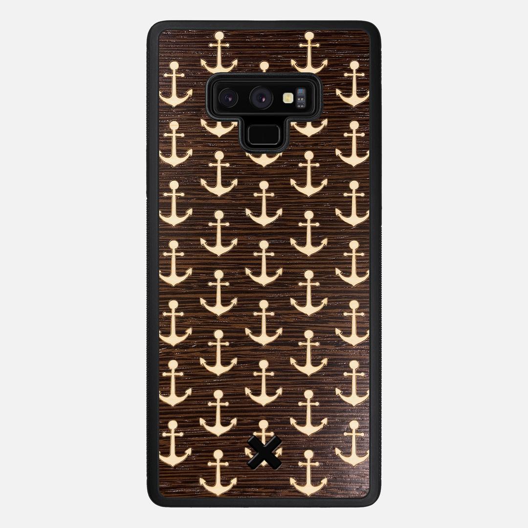 Anchor Case for the Samsung Galaxy Note 9 featuring a Maple and Wenge Wood backer with the Keyway X Mark#Phone Model_Galaxy Note 9