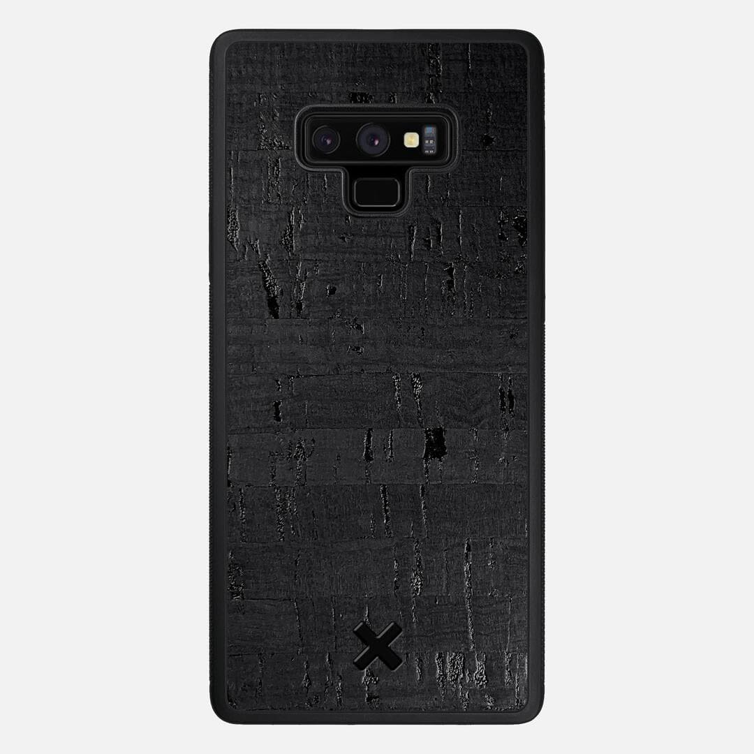 Black Cork Case for the Samsung Galaxy Note 9 featuring a Genuine Cork backer with the Keyway X Mark#Phone Model_Galaxy Note 9