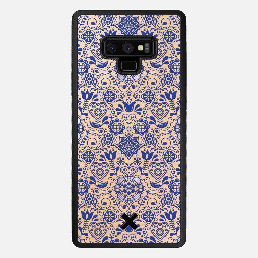 Bloom Case for the Samsung Galaxy Note 9 featuring a UV Printed Maple Wood backer with the Keyway X Mark#Phone Model_Galaxy Note 9