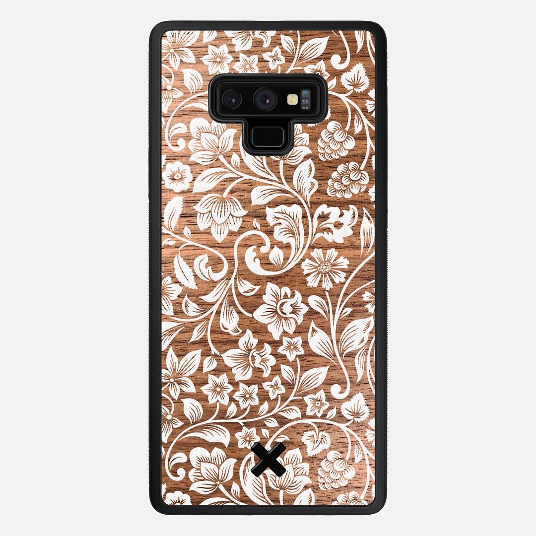 Blossom Case for the Samsung Galaxy Note 9 featuring a UV Printed Walnut Wood backer with the Keyway X Mark#Phone Model_Galaxy Note 9