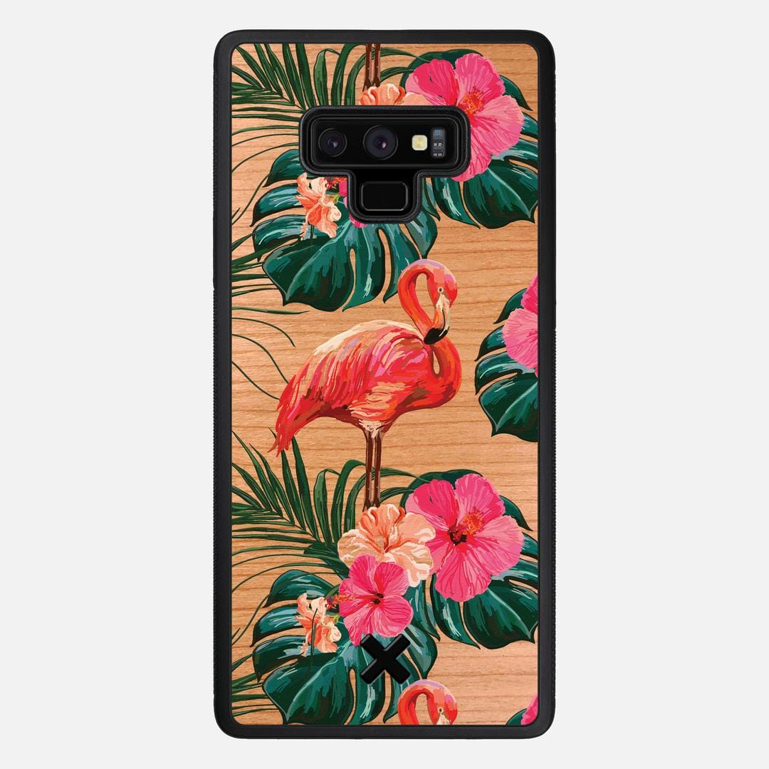 Flamingo Case for the Samsung Galaxy Note 9 featuring a UV Printed Cherry Wood backer with the Keyway X Mark#Phone Model_Galaxy Note 9