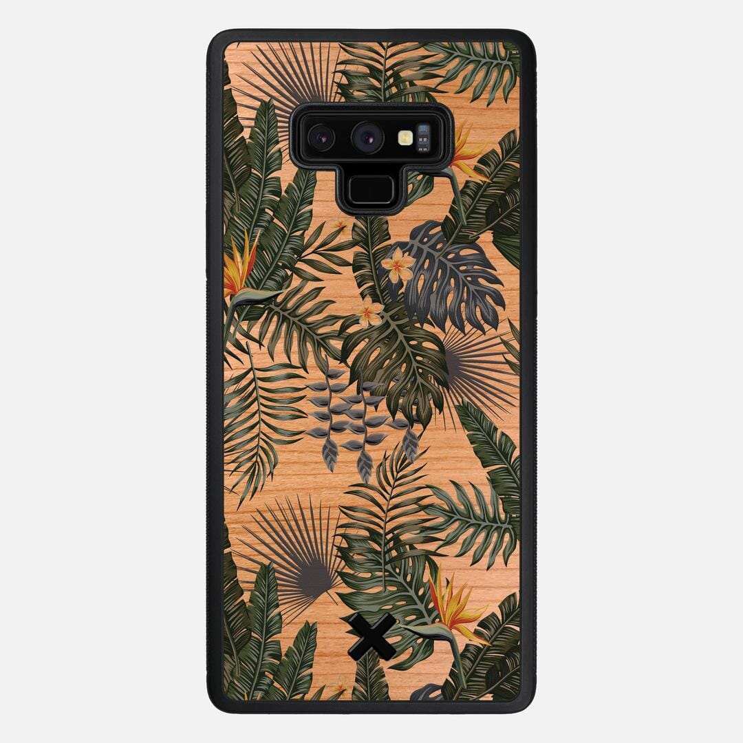 Flora Case for the Samsung Galaxy Note 9 featuring a UV Printed Cherry Wood backer with the Keyway X Mark#Phone Model_Galaxy Note 9